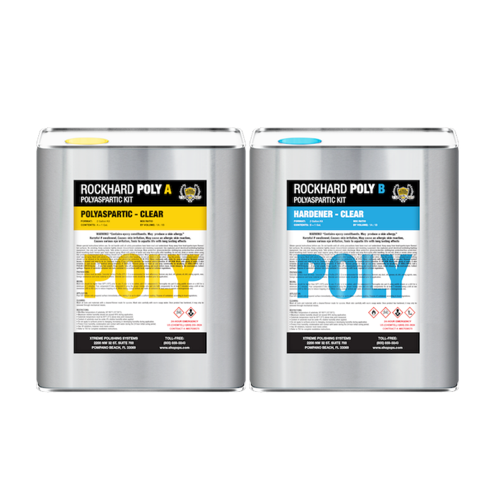 Rockhard Poly 2G A&B Kit - EPOXY ETC. Clear Hardening Kit.